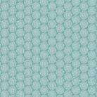 Carmon's Quilt Shop teal fabric with a repeating white floral dot pattern from the Sisterhood Floral Quilt Kit