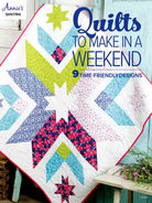 Carmon's Quilt Shop Quilts to Make in a Weekend beginner quilt pattern book featuring a colorful star design quilt