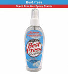 Carmon's Quilt Shop 6 oz bottle of Mary Ellen Products Best Press scent-free spray starch for quilting and sewing