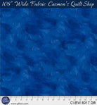 Carmon's Quilt Shop blue crushed velvet texture 108-inch wide cotton backing fabric for quilting