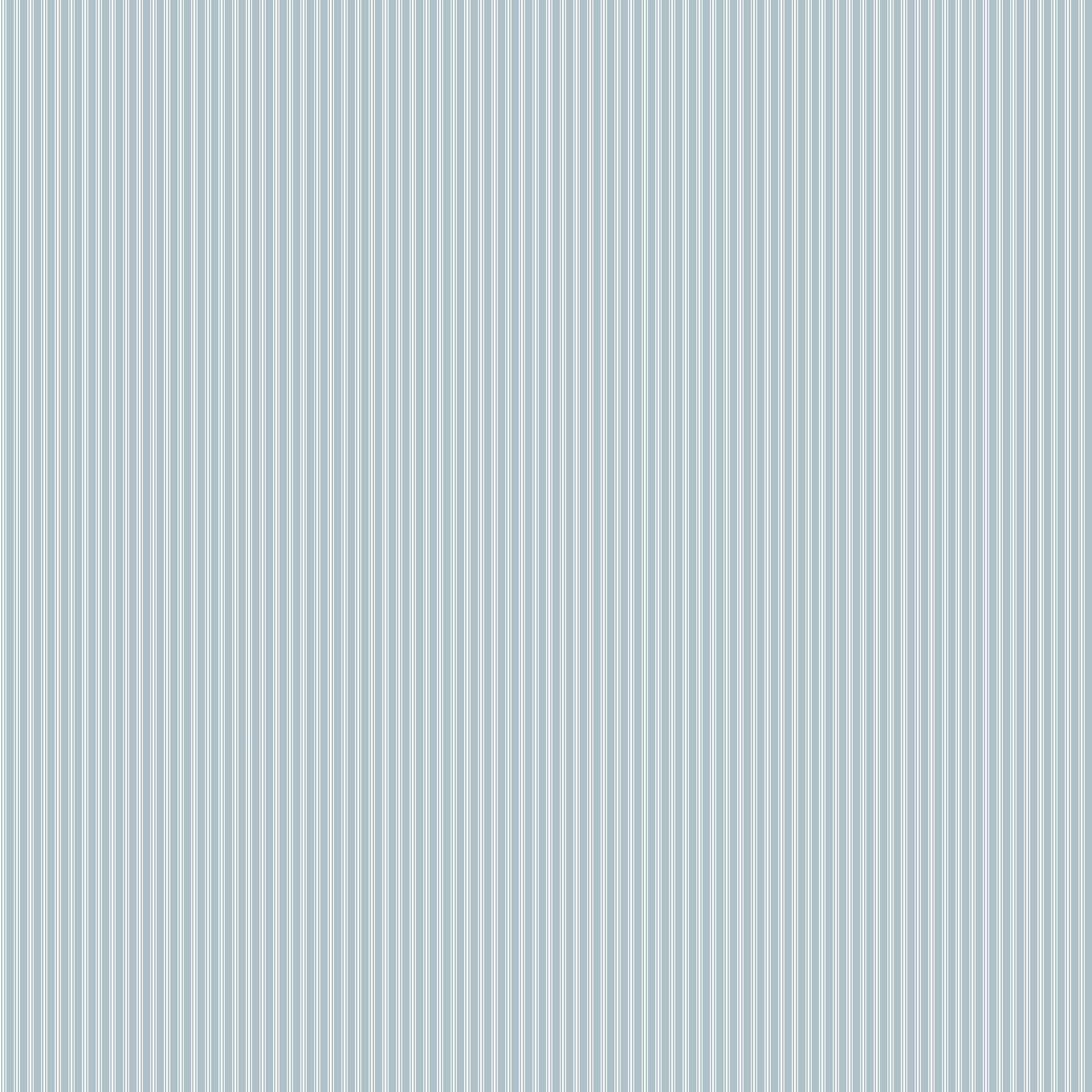 Carmon's Quilt Shop Figo Nest collection light blue cotton fabric with fine white vertical pinstripe pattern