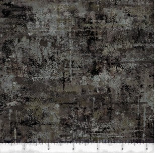 Carmon's Quilt Shop QT Fabrics charcoal mottled blender 108-inch wide quilting cotton fabric with textured pattern
