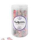 Carmon's Quilt Shop The Gypsy Quilter Crafty Emery Boards in a clear plastic storage jar with assorted quilt designs