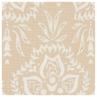 Carmon's Quilt Shop Light As Air cream 100% cotton fabric with a white botanical floral pattern