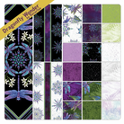 Carmon's Quilt Shop Dragonfly Wonder stripe quilting cotton fabric in white and plum with dragonfly motifs
