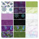 Carmon's Quilt Shop Dragonfly Wonder cotton fabric collection featuring dragonfly and beaded medallion patterns