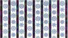 Carmon's Quilt Shop Dragonfly Wonder cotton fabric featuring vertical stripes of floral mandalas and jewel tones