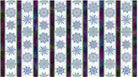 Carmon's Quilt Shop Dragonfly Wonder cotton fabric featuring vertical stripes of floral mandalas and jewel tones