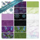 Carmon's Quilt Shop Dragonfly Wonder quilting fabric collection featuring dragonfly and medallion prints in plum multi