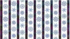 Carmon's Quilt Shop Dragonfly Wonder stripe cotton fabric featuring white and plum mandala patterns
