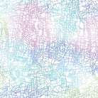 Carmon's Quilt Shop Dragonfly Wonder white multi cotton fabric with a blue and purple abstract cirrus texture print