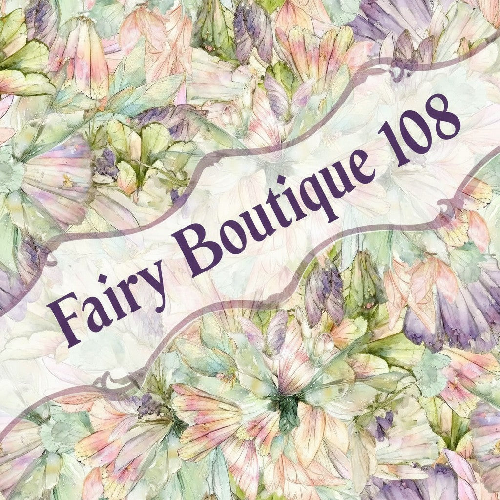 Carmon's Quilt Shop Fairy Boutique Make a Wish multi-colored floral 108-inch wide cotton quilt backing fabric.