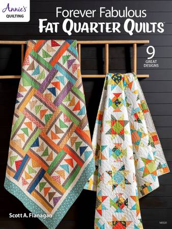 Forever Fabulous Fat Quarter Quilts book by Carmon's Quilt Shop featuring colorful pieced quilt designs