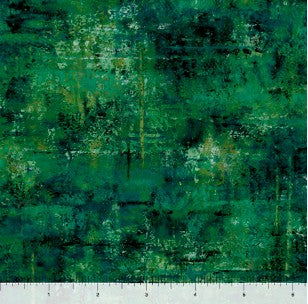 Carmon's Quilt Shop QT Fabrics 108 inch wide forest green mottled blender cotton fabric for quilting backings