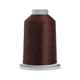 Carmon's Quilt Shop Glide 40wt trilobal polyester thread on a large brown king spool for quilting and embroidery.
