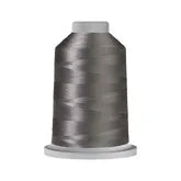 Carmon's Quilt Shop Glide 40wt grey trilobal polyester thread on a 5,500-yard king spool for quilting and embroidery