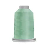 Carmon's Quilt Shop Glide 40wt trilobal polyester thread on a large mint green king spool for quilting and embroidery