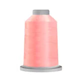 Carmon's Quilt Shop Glide 40wt trilobal polyester thread in a soft pink shade on a large 5,500-yard king spool.