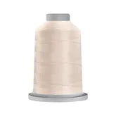 Carmon's Quilt Shop Glide 40wt trilobal polyester thread on a 5,500-yard king spool in a light neutral shade.