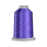 Carmon's Quilt Shop Glide 40wt purple trilobal polyester thread on a 5,500-yard king spool for quilting and embroidery.