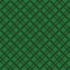 Carmon's Quilt Shop Tartan Season Green quilting cotton fabric featuring a classic dark and light green plaid pattern.