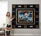 Carmon's Quilt Shop Harry Potter themed quilt pattern featuring characters and Hogwarts castle. Finished size 87.5" x 79.5".