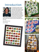 Carmon's Quilt Shop Jelly Roll Quilt Patterns for All Seasons book featuring seasonal quilt designs by Scott Flanagan