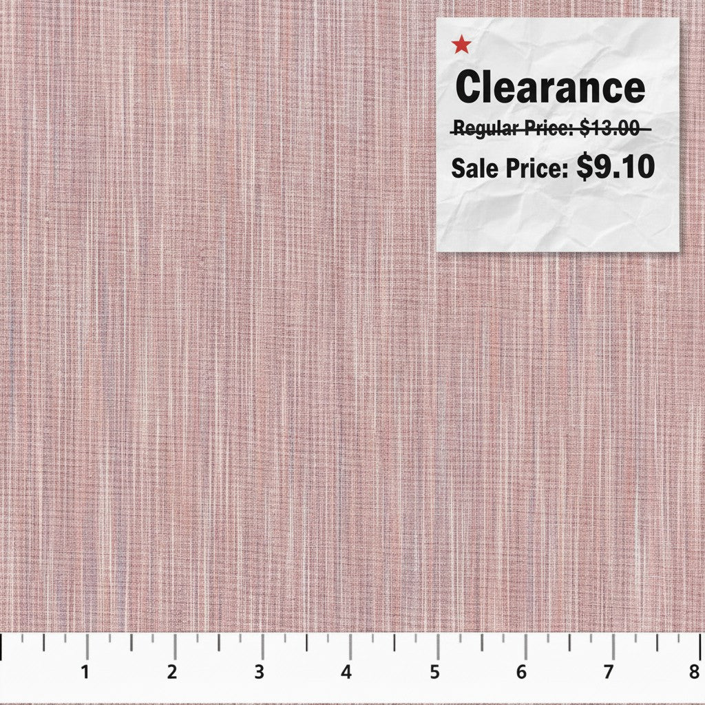 Carmon's Quilt Shop lavender space dye woven fabric with a subtle textured pattern