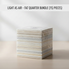 Carmon's Quilt Shop Light As Air charm pack featuring 100% cotton pre-cut fabric squares in soft floral prints.