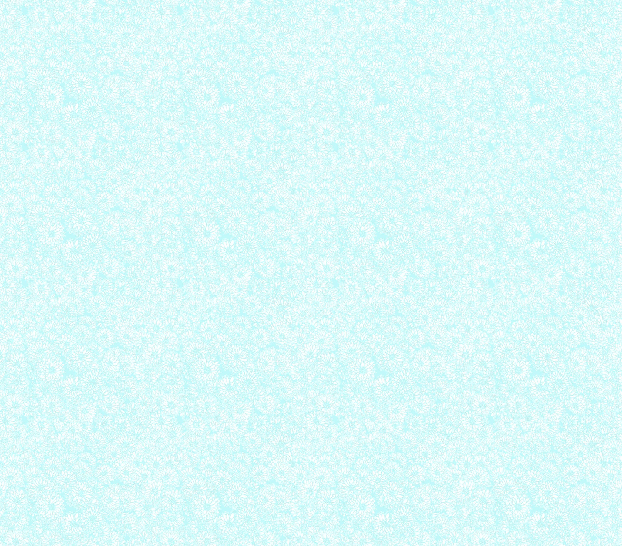 Carmon's Quilt Shop light blue fabric with a delicate white floral print from the Main Street Quilt Kit collection
