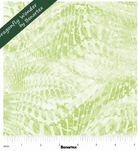 Carmon's Quilt Shop light green Dragonfly Wonder cotton quilting fabric with rippling wave and leaf patterns.