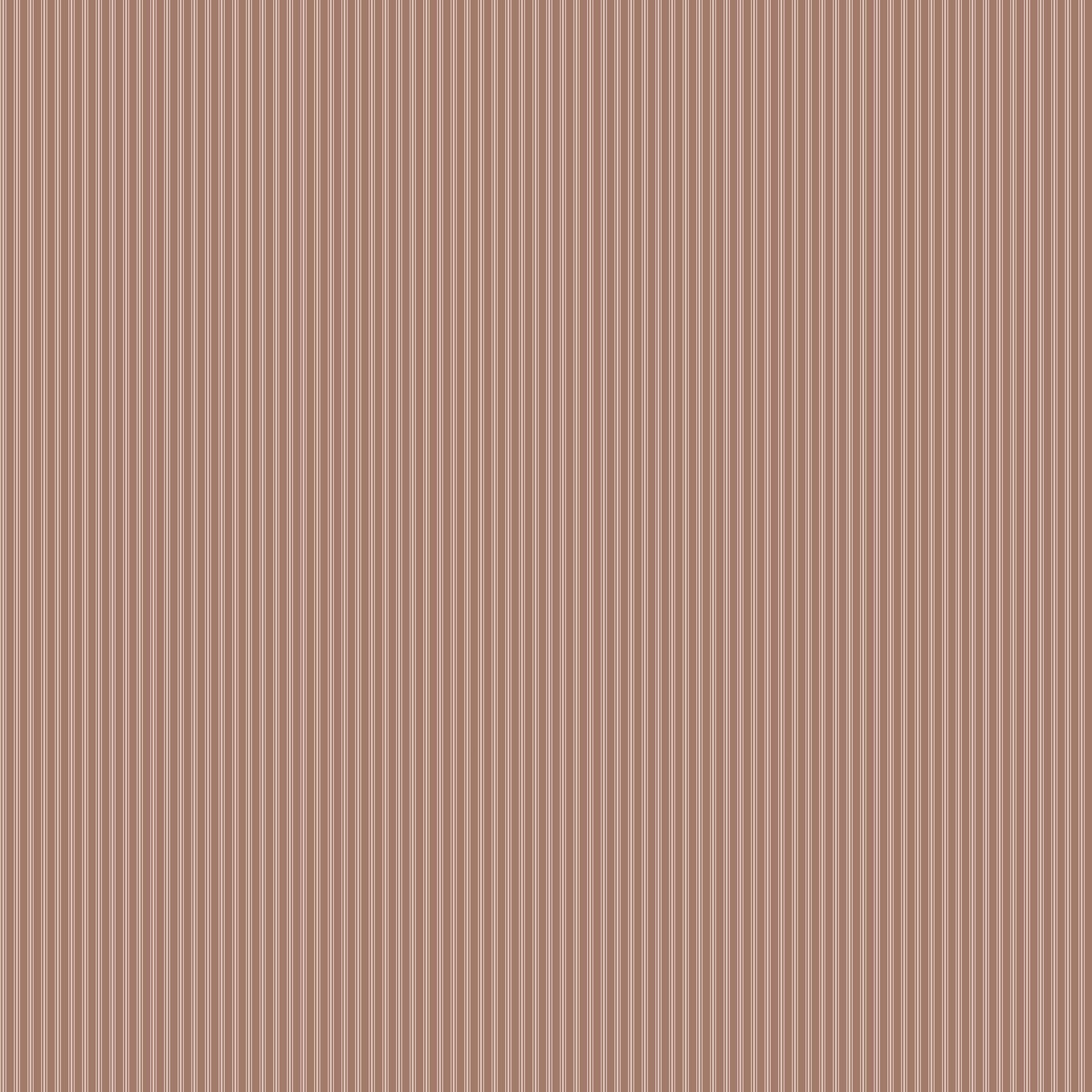 Carmon's Quilt Shop Figo Nest collection cotton fabric with a fine vertical stripe pattern in a soft muted brown tone.