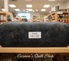 Carmon's Quilt Shop Chroma Obsidian black 108-inch wide cotton quilt backing fabric with a textured blender design.