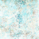 Carmon's Quilt Shop QT Fabrics Panorama 118-inch wide light aqua cotton quilting fabric with mottled texture pattern.