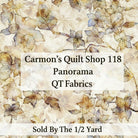 Carmon's Quilt Shop QT Fabrics Panorama tonal floral 100% cotton 118 inch wide backing fabric for quilting