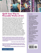 Back cover of Carmon's Quilt Shop Sewing Quilted Patchwork Jackets instructional book featuring project details.