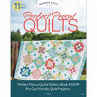 Carmon's Quilt Shop Perfect Precut Quilts pattern book featuring 11 colorful floral quilt designs for pre-cuts.
