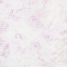 Carmon's Quilt Shop Island Batik Vintner's Treasure fabric with soft purple abstract floral patterns on white cotton