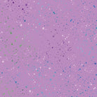 Carmon's Quilt Shop Dragonfly Wonder purple cotton fabric with a speckled paint splatter pattern