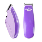Carmon's Quilt Shop Gypsy Snip-N-Pin purple battery-operated thread shaver with precision steel blades