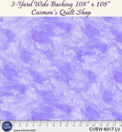 Carmon's Quilt Shop purple crushed velvet texture 108 inch wide cotton backing fabric for quilting