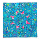 Carmon's Quilt Shop Robert Kaufman Pacific Phantasma 100% cotton fabric in fiesta colors with geometric patterns.