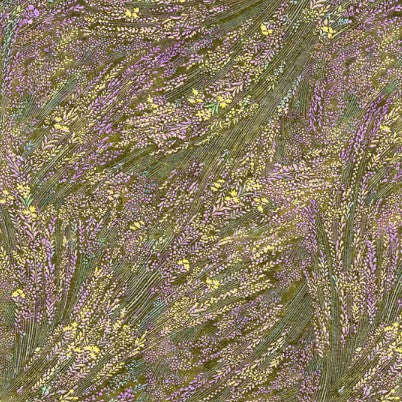 Carmon's Quilt Shop Meadow Breeze sage green floral 100% cotton 108-inch wide quilt backing fabric