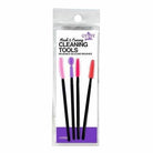 Carmon's Quilt Shop The Gypsy Quilter reusable silicone cleaning brushes with black handles in four bright colors