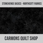 Carmon's Quilt Shop Stonehenge Basics black textured quilting cotton fabric by Northcott Fabrics