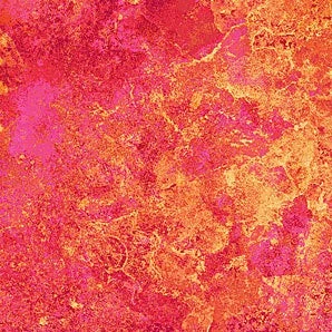 Carmon's Quilt Shop Stonehenge Basics coral 100% cotton quilting fabric with a textured, mottled design.