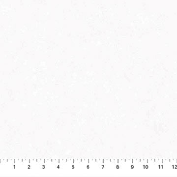 Carmon's Quilt Shop Stonehenge Basics Super White 100% cotton fabric with a subtle textured print for quilting.