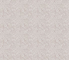 Carmon's Quilt Shop fabric featuring a delicate white floral print on a soft taupe background for quilting projects.