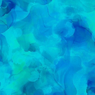 Carmon's Quilt Shop Aura Watercolor turquoise 108-inch wide cotton backing fabric with abstract artistic design