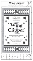 Carmon's Quilt Shop Studio 180 Design Wing Clipper acrylic quilting ruler for precise Flying Geese units